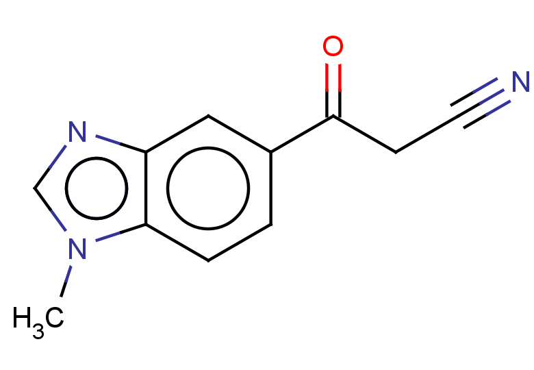 3-(1-methyl-1H-1,3-benzodiazol-5-yl)-3-oxopropanenitrile