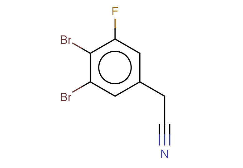 2-(3,4-dibromo-5-fluorophenyl)acetonitrile