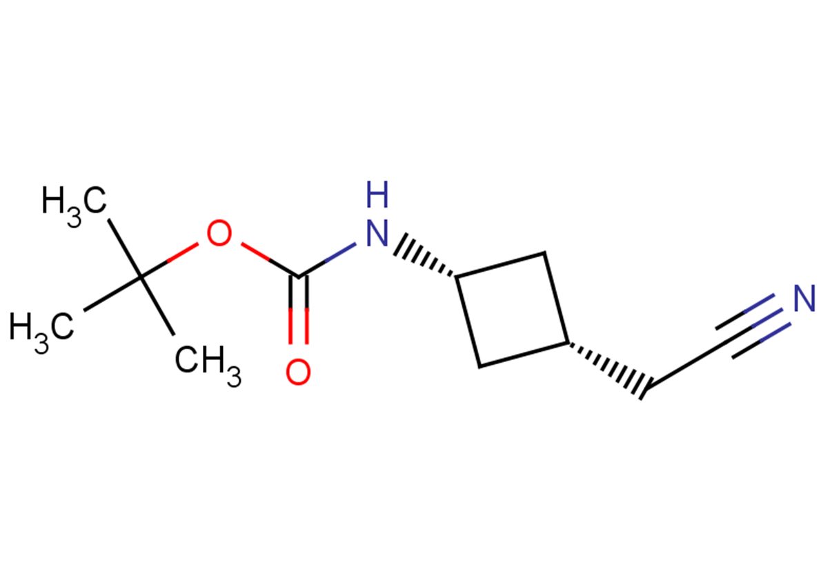 rac-tert-butyl N-[(1s,3s)-3-(cyanomethyl)cyclobutyl]carbamate, cis