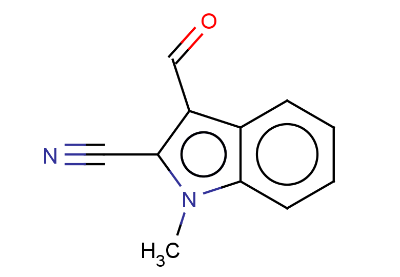 3-formyl-1-methyl-1H-indole-2-carbonitrile