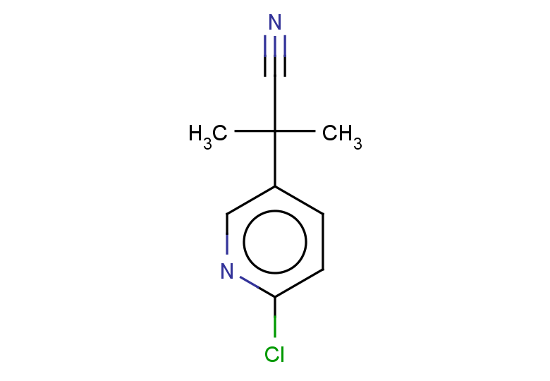 2-(6-chloropyridin-3-yl)-2-methylpropanenitrile