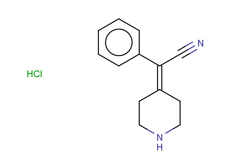 2-phenyl-2-(piperidin-4-ylidene)acetonitrile hydrochloride