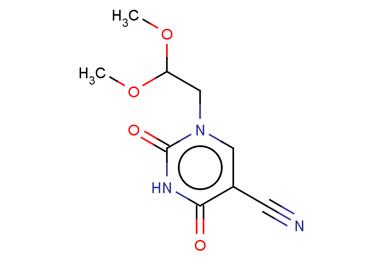1-(2,2-dimethoxyethyl)-2,4-dioxo-1,2,3,4-tetrahydropyrimidine-5-carbonitrile