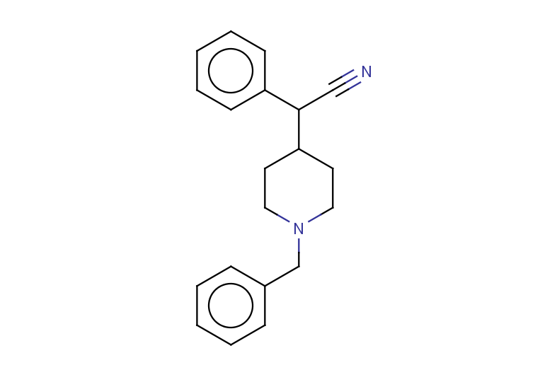 2-(1-benzylpiperidin-4-yl)-2-phenylacetonitrile