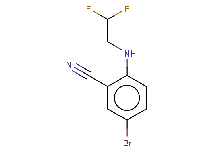 5-bromo-2-[(2,2-difluoroethyl)amino]benzonitrile