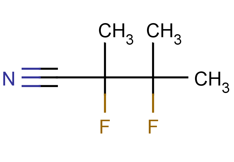 2,3-difluoro-2,3-dimethylbutanenitrile
