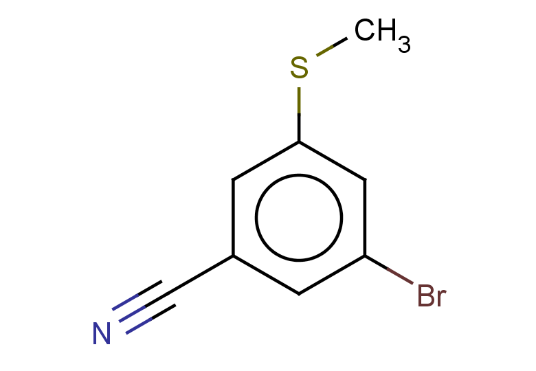3-bromo-5-(methylsulfanyl)benzonitrile