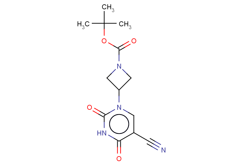 tert-butyl 3-(5-cyano-2,4-dioxo-1,2,3,4-tetrahydropyrimidin-1-yl)azetidine-1-carboxylate