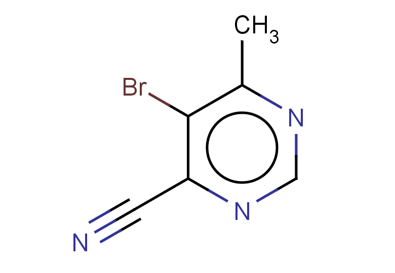 5-bromo-6-methylpyrimidine-4-carbonitrile
