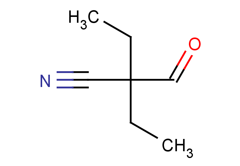 2-ethyl-2-formylbutanenitrile