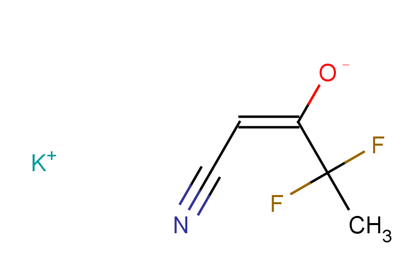 potassium (1E)-1-cyano-3,3-difluorobut-1-en-2-olate