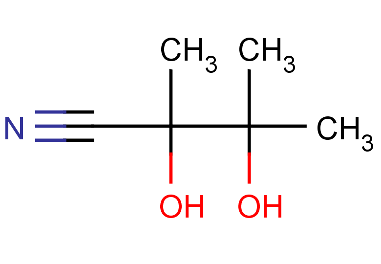 2,3-dihydroxy-2,3-dimethylbutanenitrile