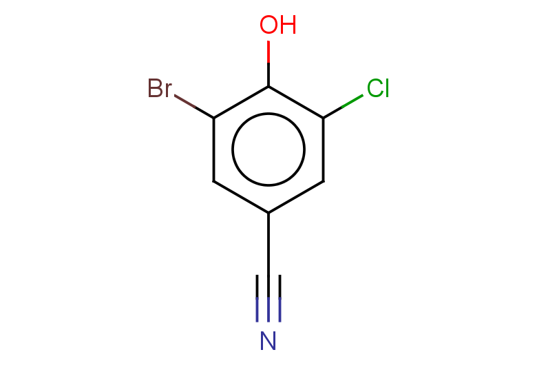 3-bromo-5-chloro-4-hydroxybenzonitrile