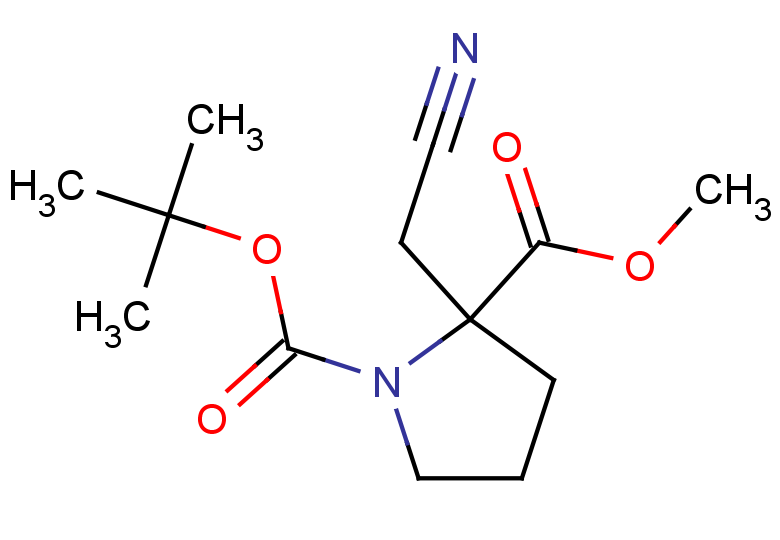 1-tert-butyl 2-methyl 2-(cyanomethyl)pyrrolidine-1,2-dicarboxylate