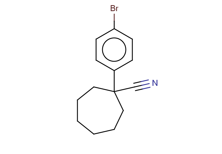 1-(4-bromophenyl)cycloheptane-1-carbonitrile