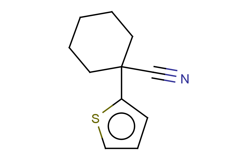 1-(thiophen-2-yl)cyclohexane-1-carbonitrile