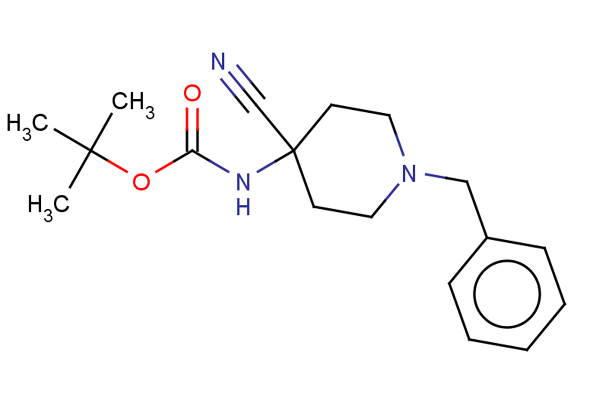 tert-butyl N-(1-benzyl-4-cyanopiperidin-4-yl)carbamate
