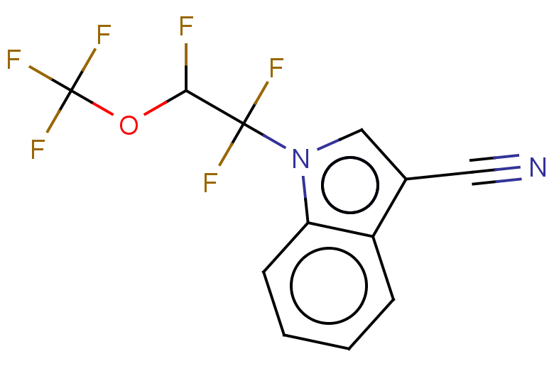 1-[1,1,2-trifluoro-2-(trifluoromethoxy)ethyl]-1H-indole-3-carbonitrile