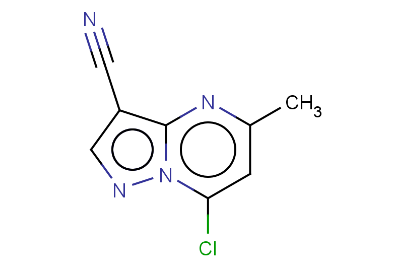 7-chloro-5-methylpyrazolo[1,5-a]pyrimidine-3-carbonitrile