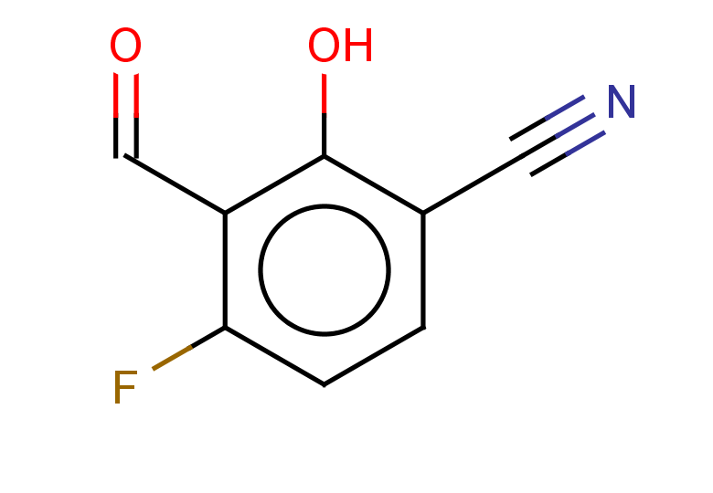 4-fluoro-3-formyl-2-hydroxybenzonitrile