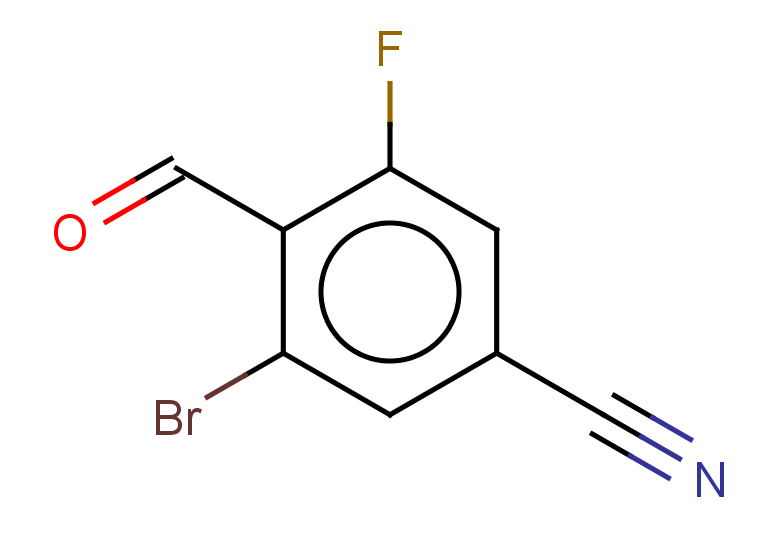3-bromo-5-fluoro-4-formylbenzonitrile