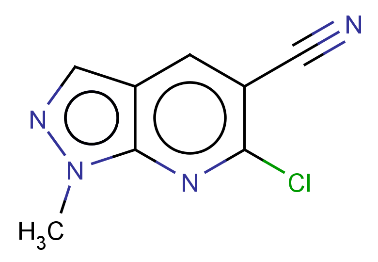 6-chloro-1-methyl-1H-pyrazolo[3,4-b]pyridine-5-carbonitrile