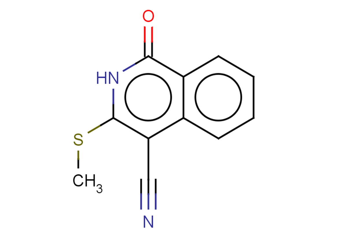 3-(methylsulfanyl)-1-oxo-1,2-dihydroisoquinoline-4-carbonitrile