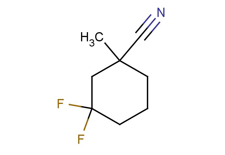 3,3-difluoro-1-methylcyclohexane-1-carbonitrile