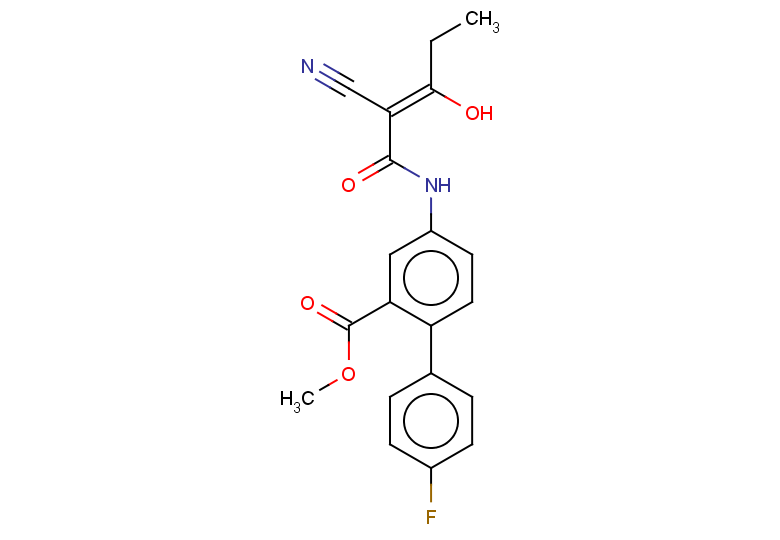 methyl 4-[(2Z)-2-cyano-3-hydroxypent-2-enamido]-4'-fluoro-[1,1'-biphenyl]-2-carboxylate