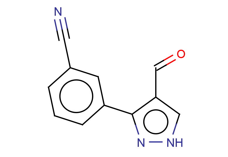 3-(4-formyl-1H-pyrazol-3-yl)benzonitrile
