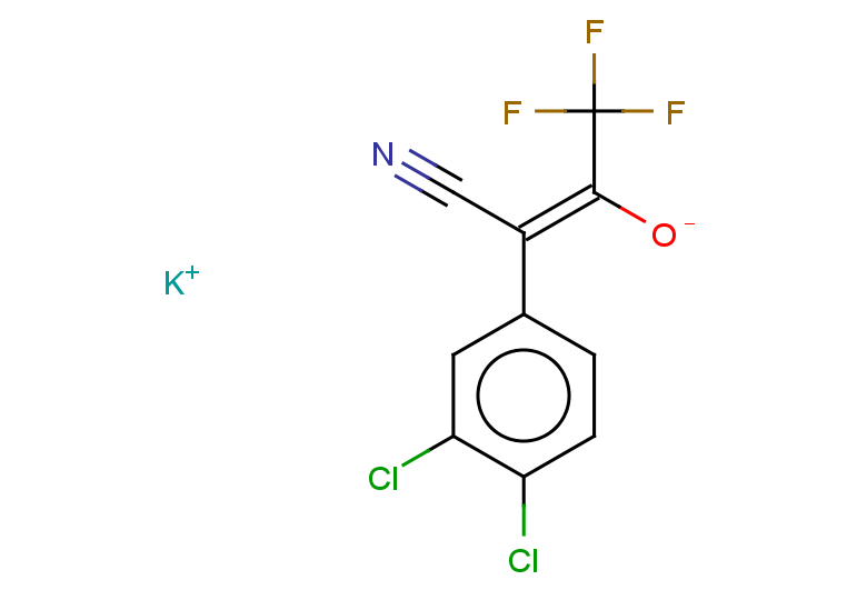 potassium (1E)-1-cyano-1-(3,4-dichlorophenyl)-3,3,3-trifluoroprop-1-en-2-olate