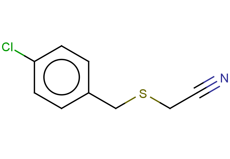 2-{[(4-chlorophenyl)methyl]sulfanyl}acetonitrile