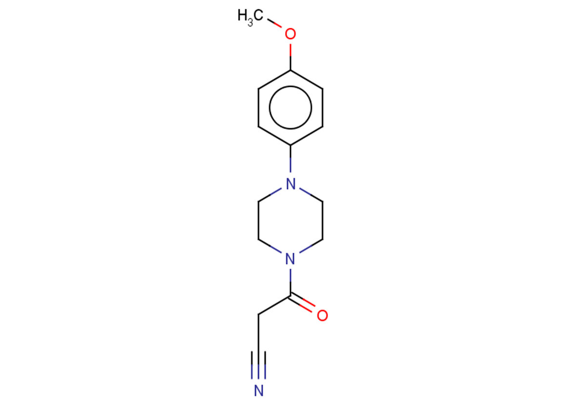 3-[4-(4-methoxyphenyl)piperazin-1-yl]-3-oxopropanenitrile