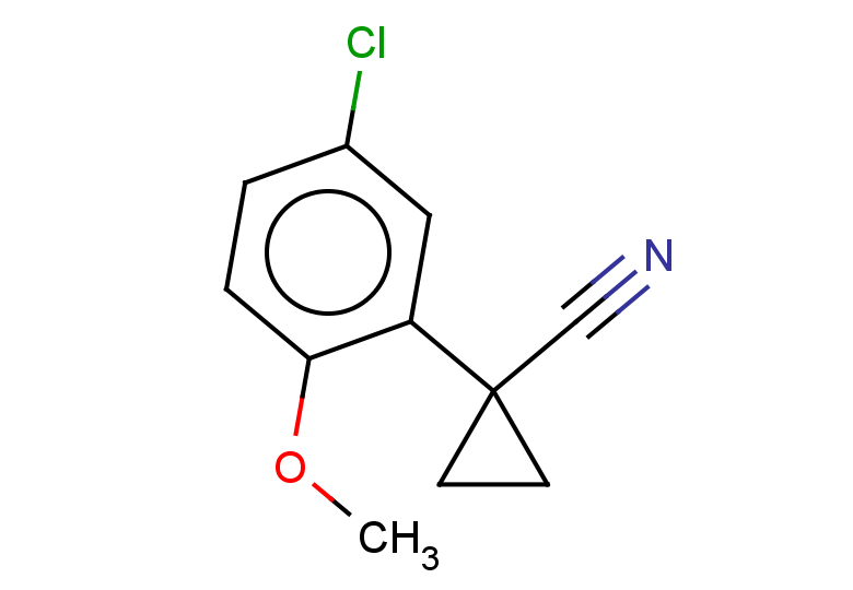 1-(5-chloro-2-methoxyphenyl)cyclopropane-1-carbonitrile