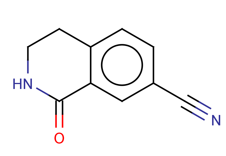1-oxo-1,2,3,4-tetrahydroisoquinoline-7-carbonitrile