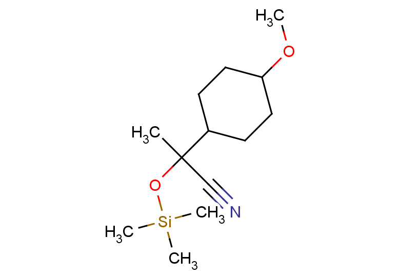 2-(4-methoxycyclohexyl)-2-[(trimethylsilyl)oxy]propanenitrile, Mixture of diastereomers