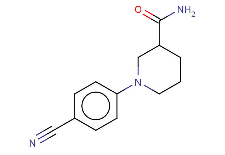 1-(4-cyanophenyl)piperidine-3-carboxamide