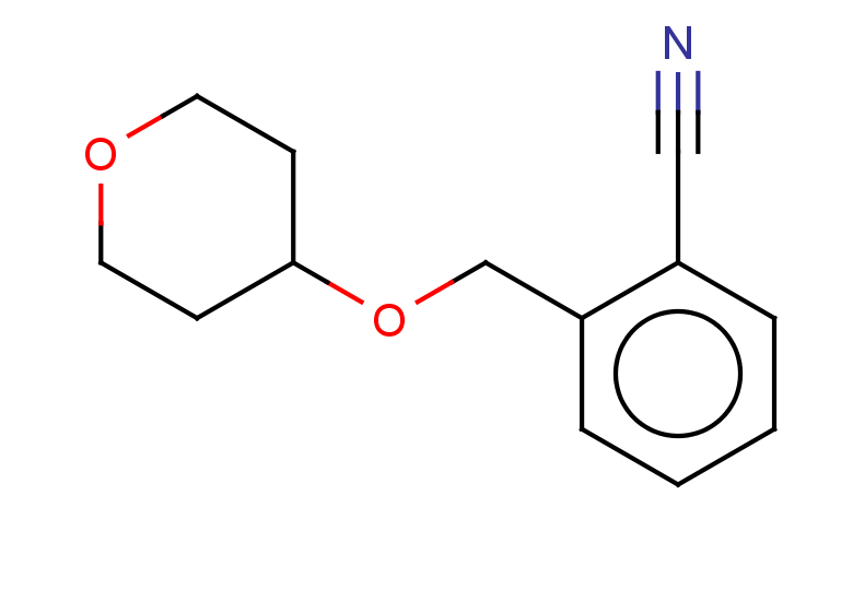 2-[(oxan-4-yloxy)methyl]benzonitrile