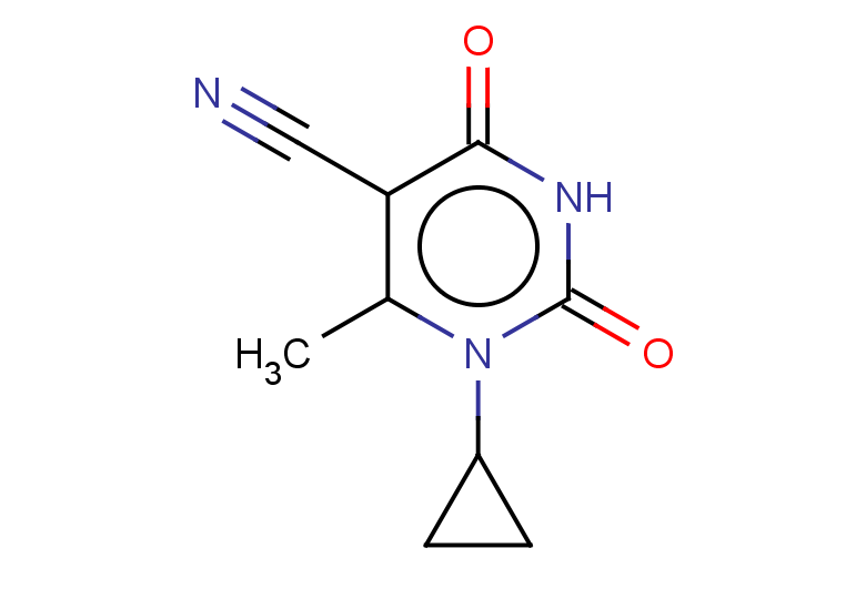 1-cyclopropyl-6-methyl-2,4-dioxo-1,2,3,4-tetrahydropyrimidine-5-carbonitrile