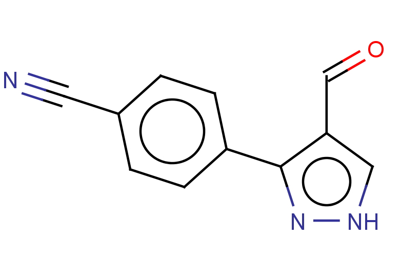 4-(4-formyl-1H-pyrazol-3-yl)benzonitrile