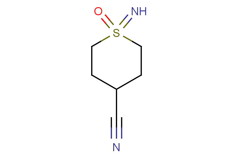 1-imino-1-oxo-1lambda6-thiane-4-carbonitrile