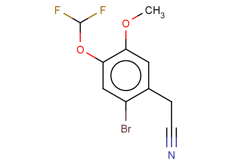 2-[2-bromo-4-(difluoromethoxy)-5-methoxyphenyl]acetonitrile