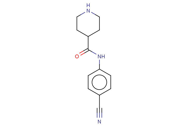 N-(4-cyanophenyl)piperidine-4-carboxamide