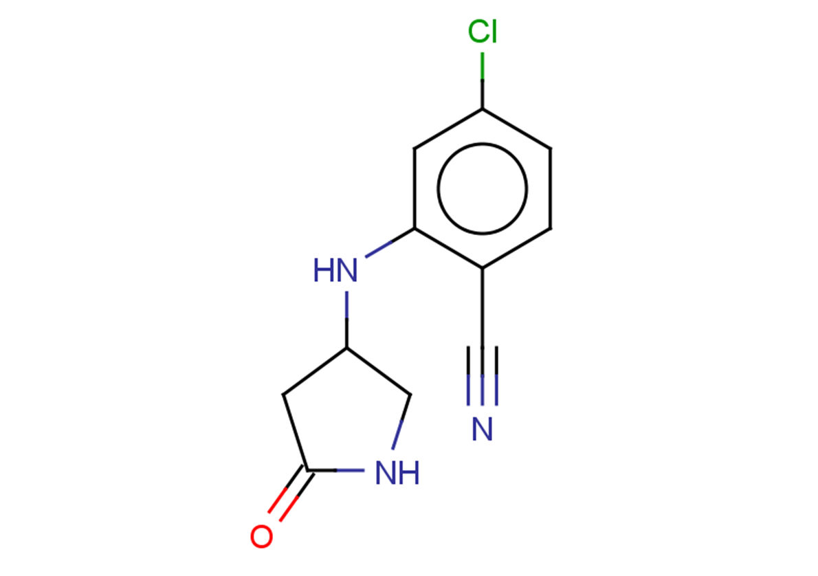4-chloro-2-[(5-oxopyrrolidin-3-yl)amino]benzonitrile