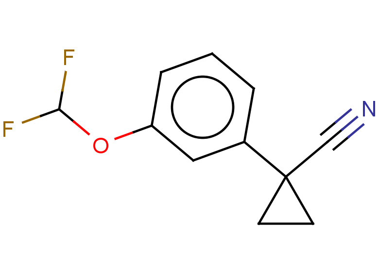 1-[3-(difluoromethoxy)phenyl]cyclopropane-1-carbonitrile