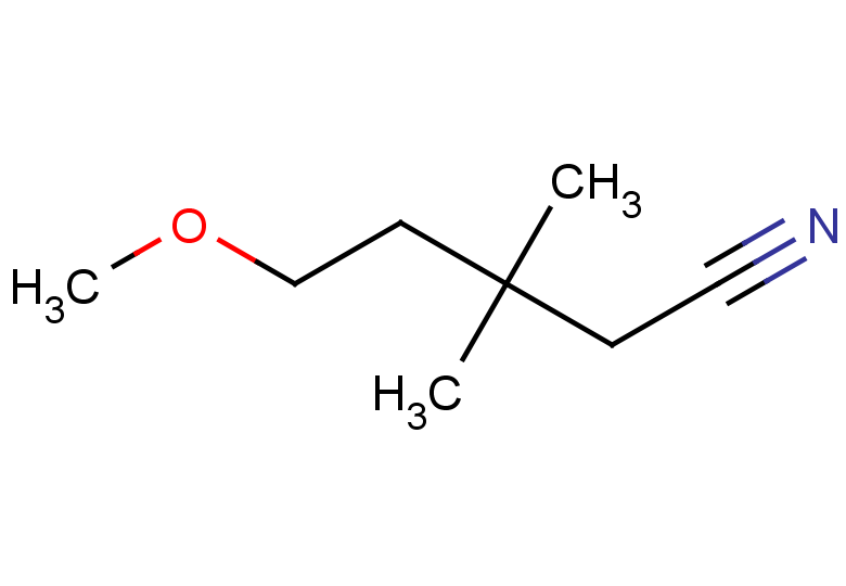 5-methoxy-3,3-dimethylpentanenitrile