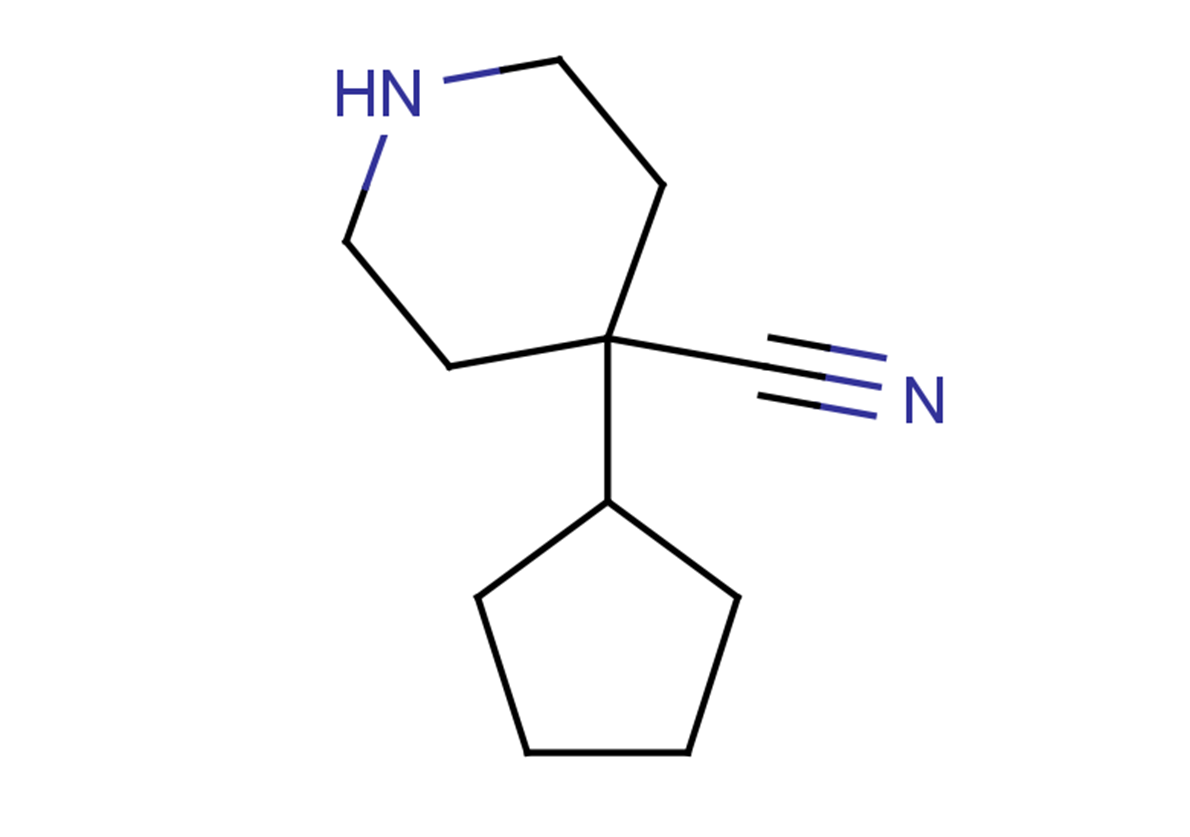 4-cyclopentylpiperidine-4-carbonitrile