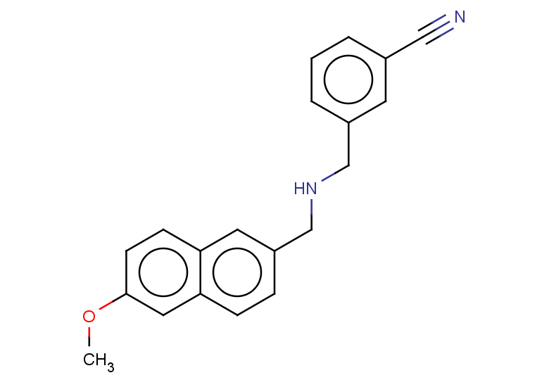 3-({[(6-methoxynaphthalen-2-yl)methyl]amino}methyl)benzonitrile