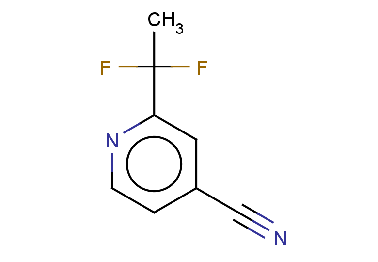2-(1,1-difluoroethyl)pyridine-4-carbonitrile
