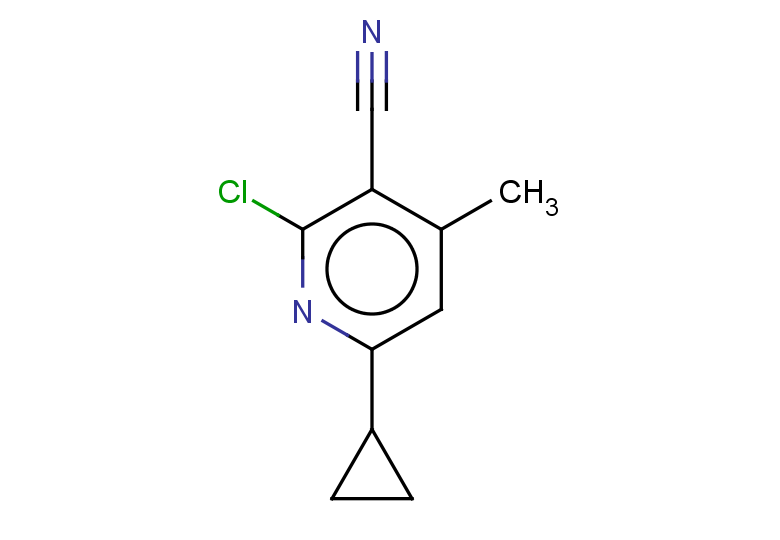 2-chloro-6-cyclopropyl-4-methylpyridine-3-carbonitrile